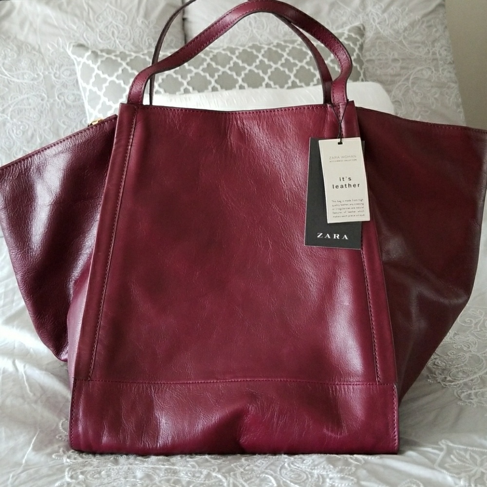 Zara leather bag